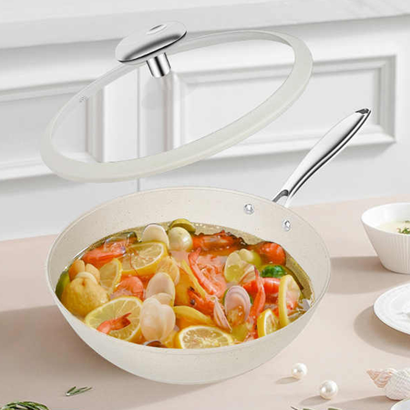 Household Pebble Ceramic Non-coated Frying Pan