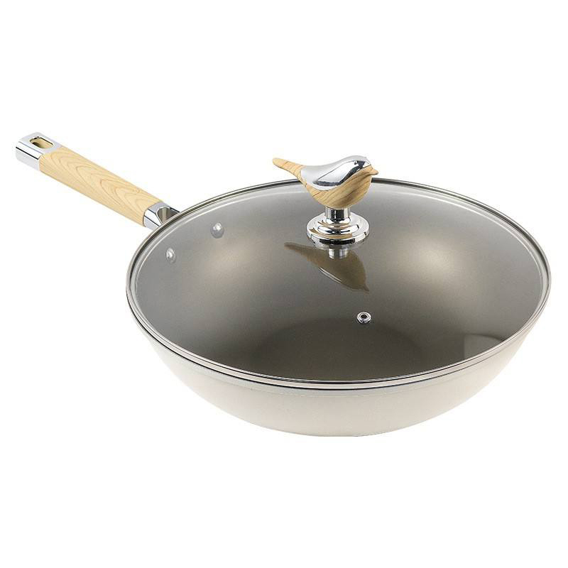 Household Light Fume Titanium Frying Pan