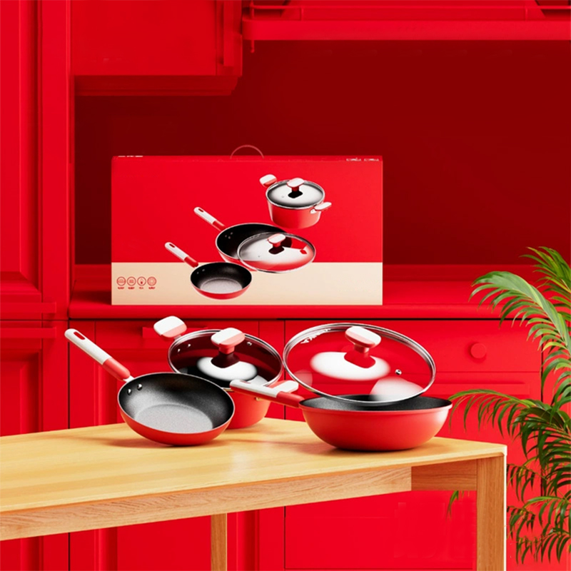 Huangxu Kitchen Frying Pan Set Extends Reliable Cooking Function Through Proper Use And Long‑Term Protective Handling