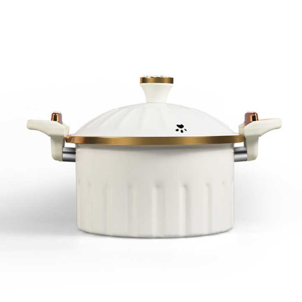 Huangxu Enamel Micro Pressure Cooker For Home Soup And Stew Cooking
