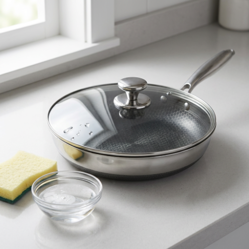StainlessSteelNonstickFryingPan Stainless Steel Nonstick Frying Pan